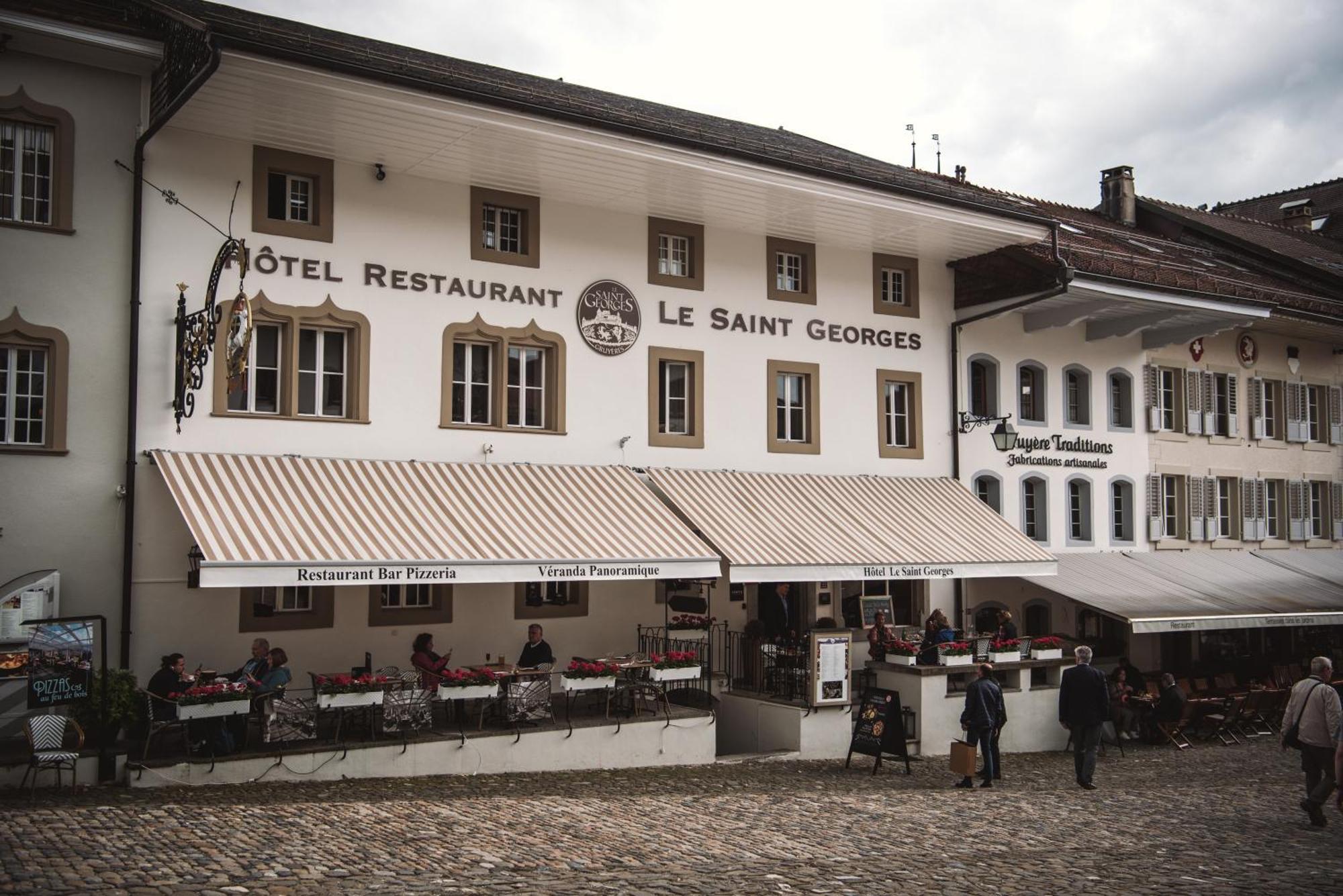 Hotel Le Saint Georges Gruyeres Exterior foto